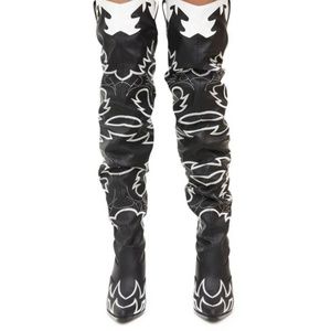 NWOB I DollsKill Knee-High Cowgirl Boots I 6.5